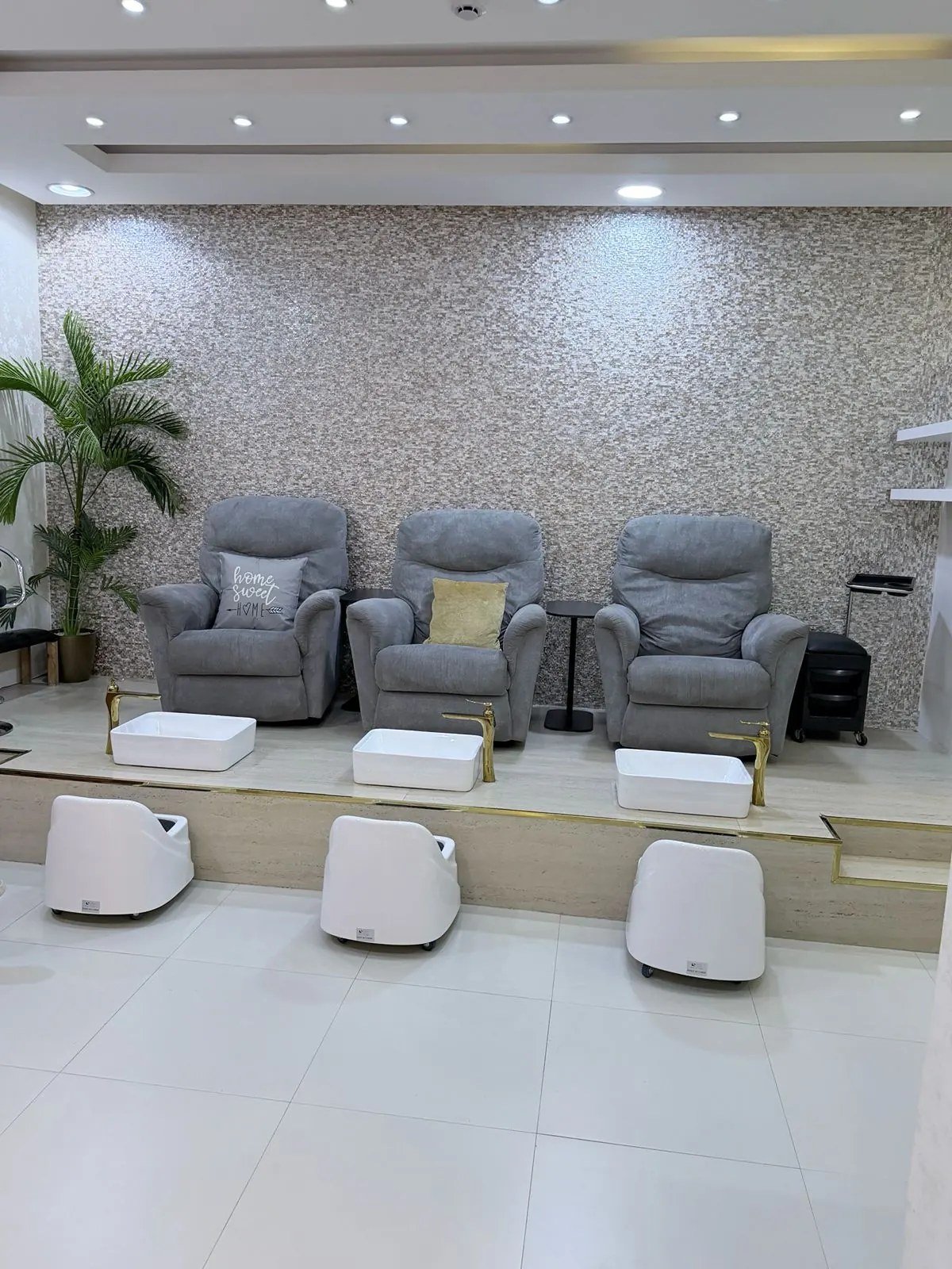 Pedicure area